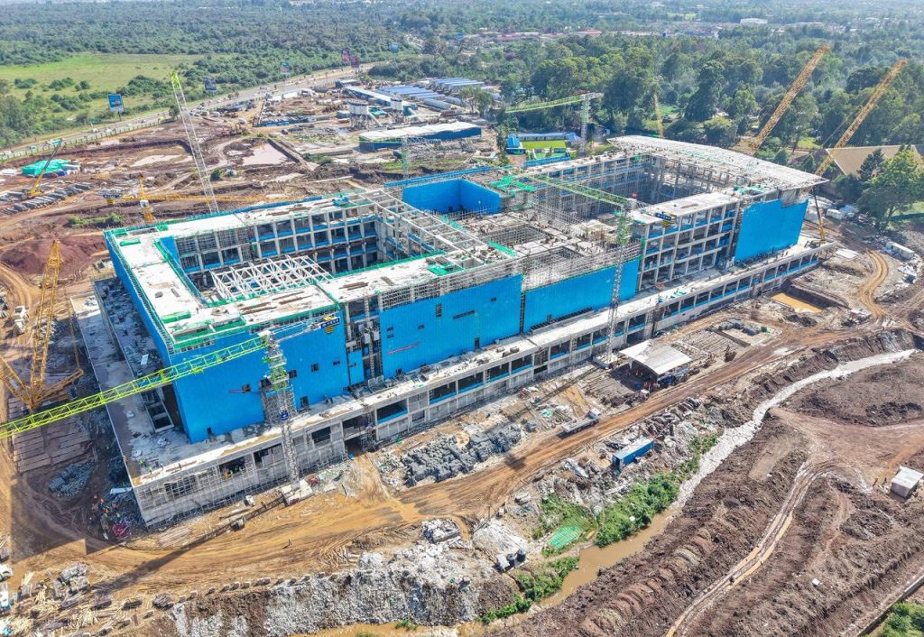 President Ruto Lauds Progress of Bomas International Convention Complex