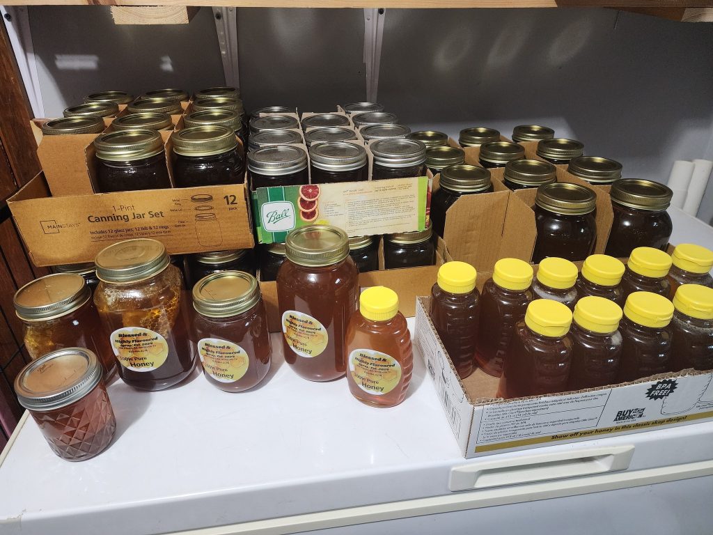 Packed honey