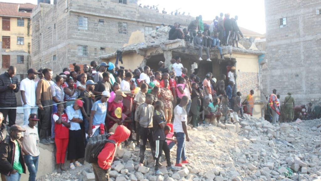 Three Confirmed Dead After Five-Storey Building Collapses in Nairobi’s Shauri Moyo Estate