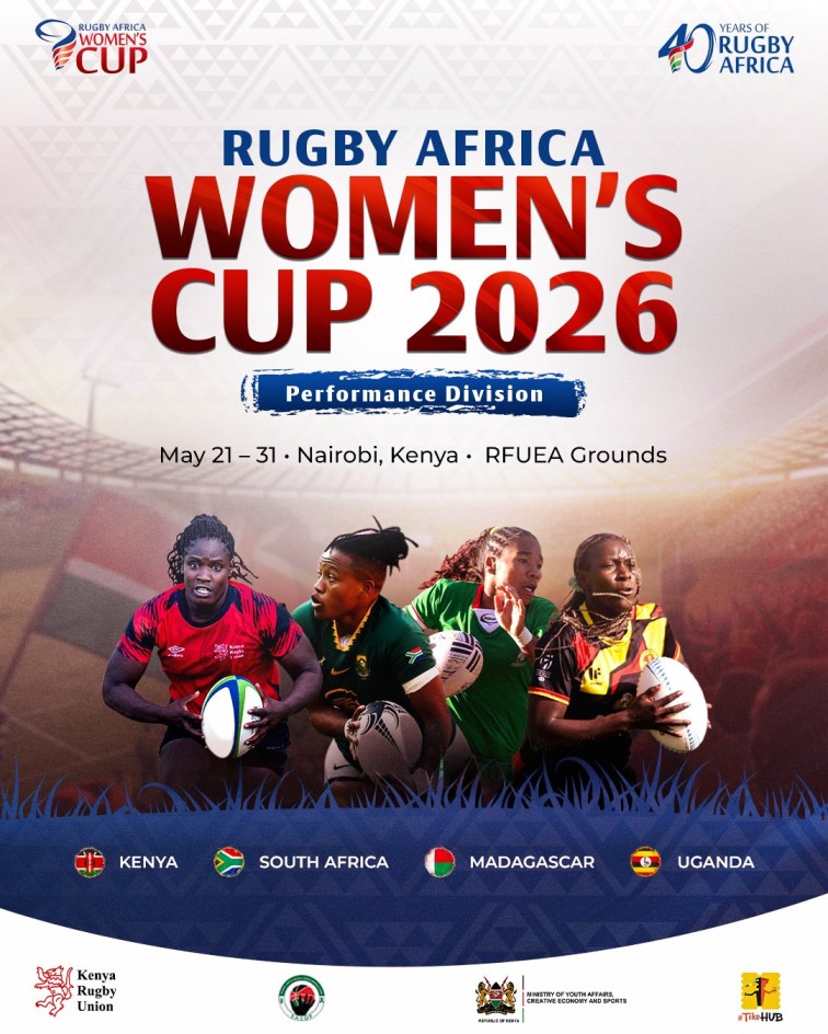 Kenya to Host 2026 Rugby Africa Women’s Cup at RFUEA Grounds