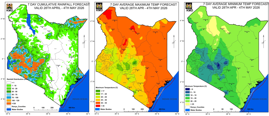 Met Department Issues Heavy Rainfall Alert as Nairobi Faces Flood Risk