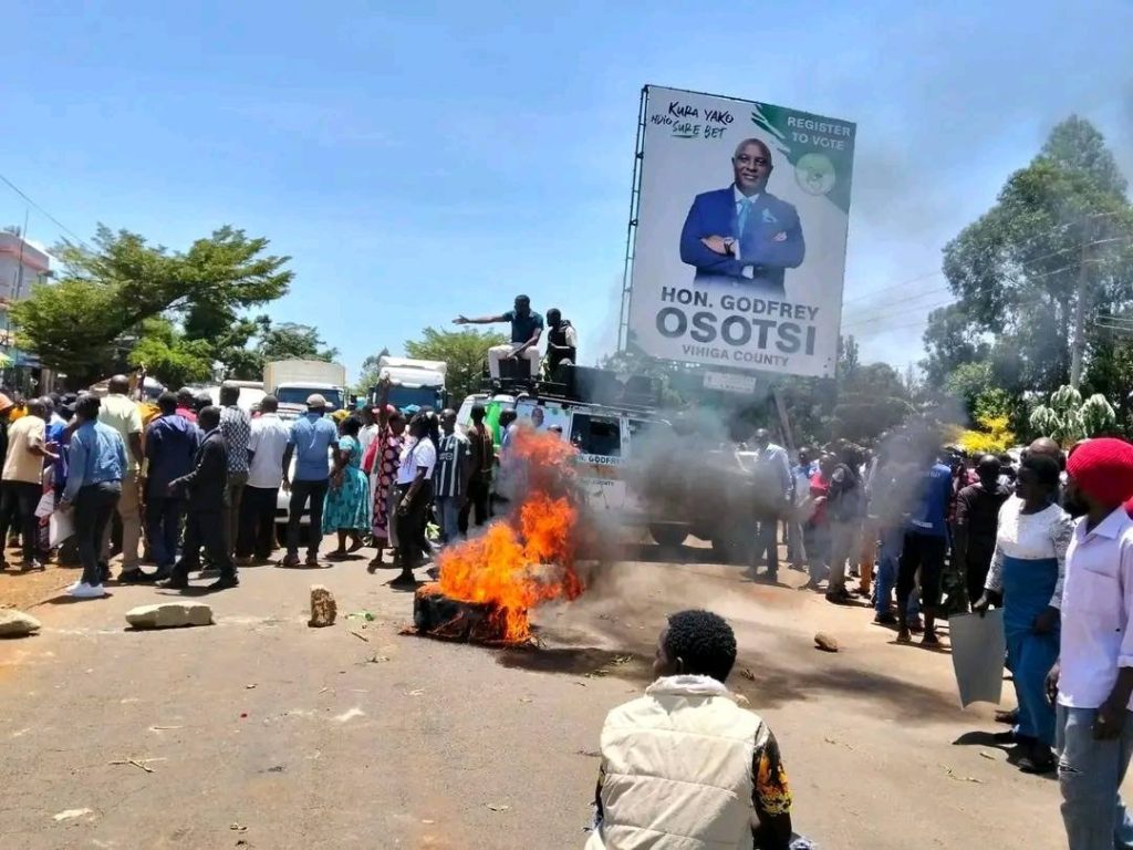 Protests Erupt in Vihiga Over Assault on Senator Osotsi