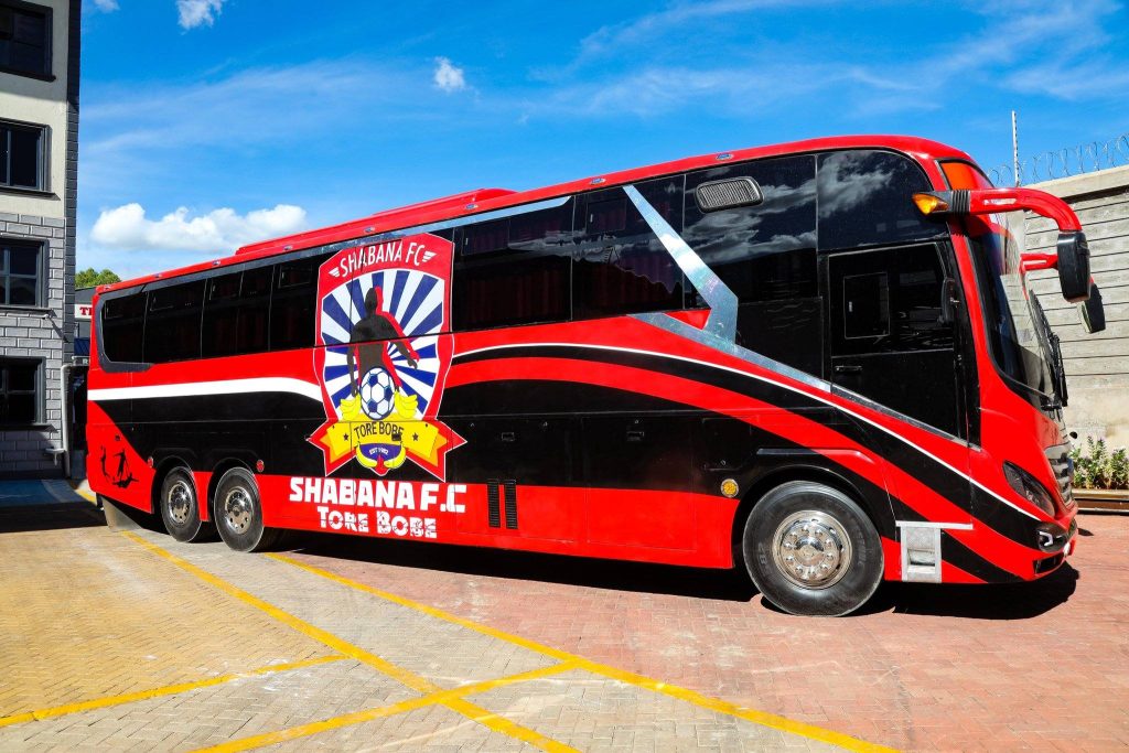 Shabana FC Unveils New Team Bus as Kisii Prepares for Presidential Handover