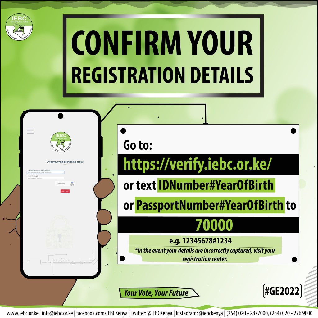 IEBC Explains Missing Polling Station Details on Voter Register