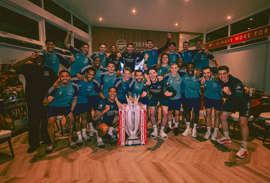 Arsenal Crowned Premier League Champions, End 22-Year Title Drought