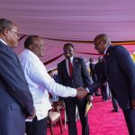 Kindiki and Uhuru Share Warm Moments at Museveni Inauguration in Kampala
