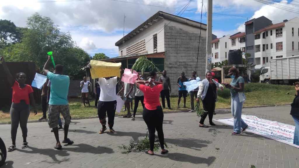 Changamwe Residents Protest Planned Evictions from National Housing Estate