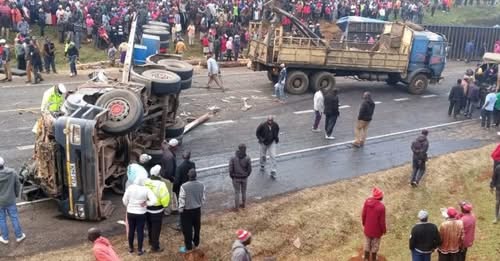 Five Killed in Horrific Eldoret–Nakuru Highway Crash Near Burnt Forest