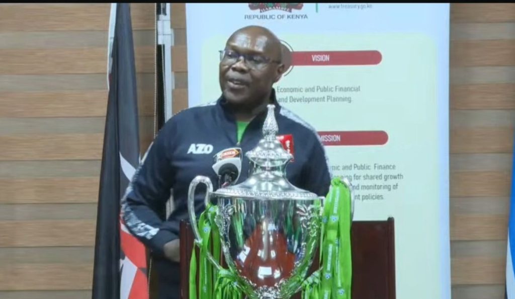 Gor Mahia Present Record 22nd League Title to Treasury CS John Mbadi