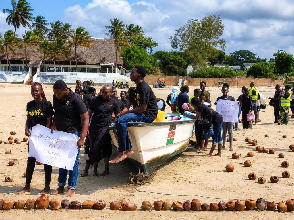 Greenpeace Africa Takes Ocean Protection Campaign to Mombasa Beach Ahead of UN Ocean Conference