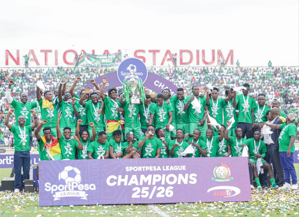 K’Ogalo Crowned Kings Again as Gor Mahia Clinch Record 22nd League Title