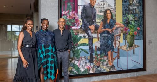 Obama Presidential Center Unveils Joint Portrait of Barack and Michelle Obama