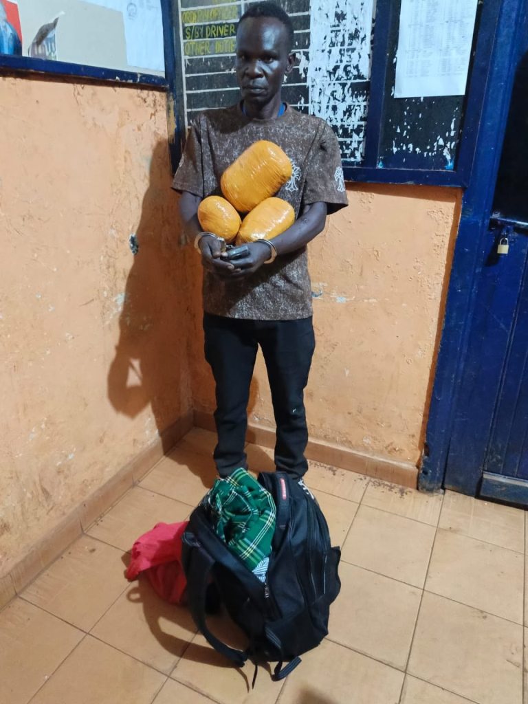 Suspect Arrested in Busia with Cannabis and Suspected Narcotics