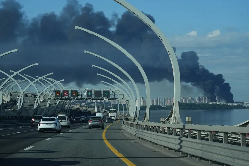 Ukrainian Drones Strike St. Petersburg Oil Terminal as Russia Opens Flagship Economic Forum