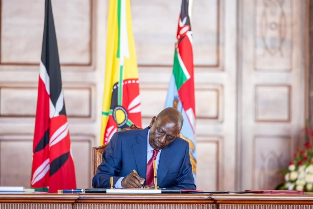 William Ruto Signs Division of Revenue Bill, 2026, Unlocking County Funding Framework