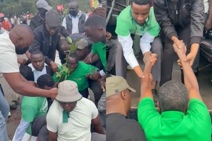 maraga arrested at nairobi national park protest over controversial land excision plan