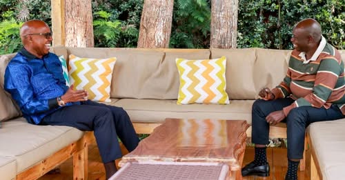 Gachagua Hosts Jimi Wanjigi for High-Level Political Consultations at Wamũnyoro