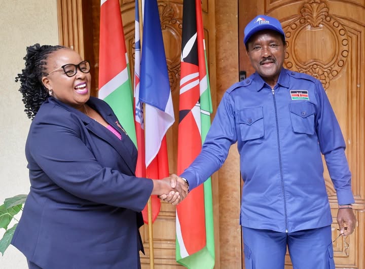 Kalonzo Hosts Bishop Margaret Wanjiru, Steven Kariuki for Strategic 2027 Consultations