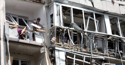 Russian Missile and Drone Strike Kills at Least Nine as Rescue Operations Continue in Kyiv